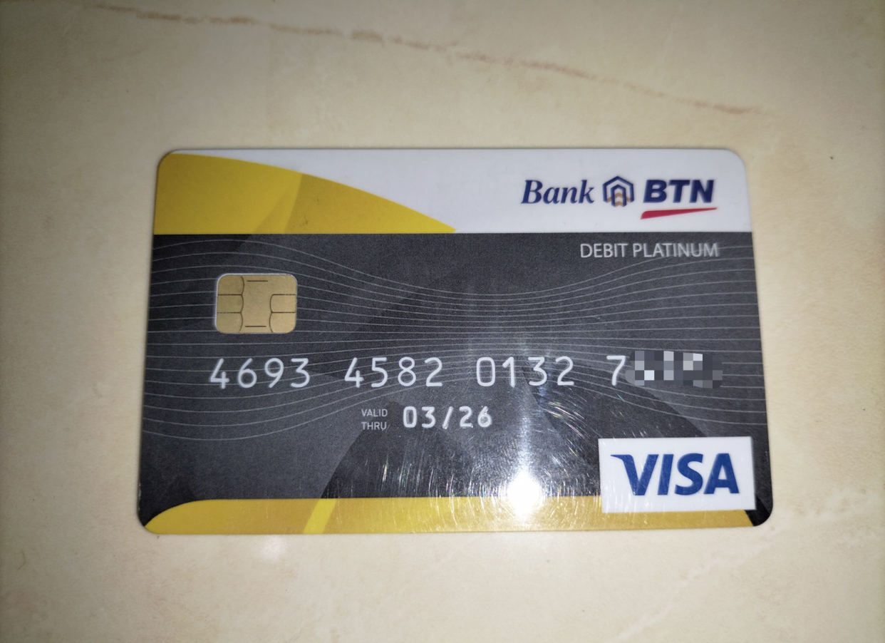 Foto laporan ATM BTN Platinum (TB0005)