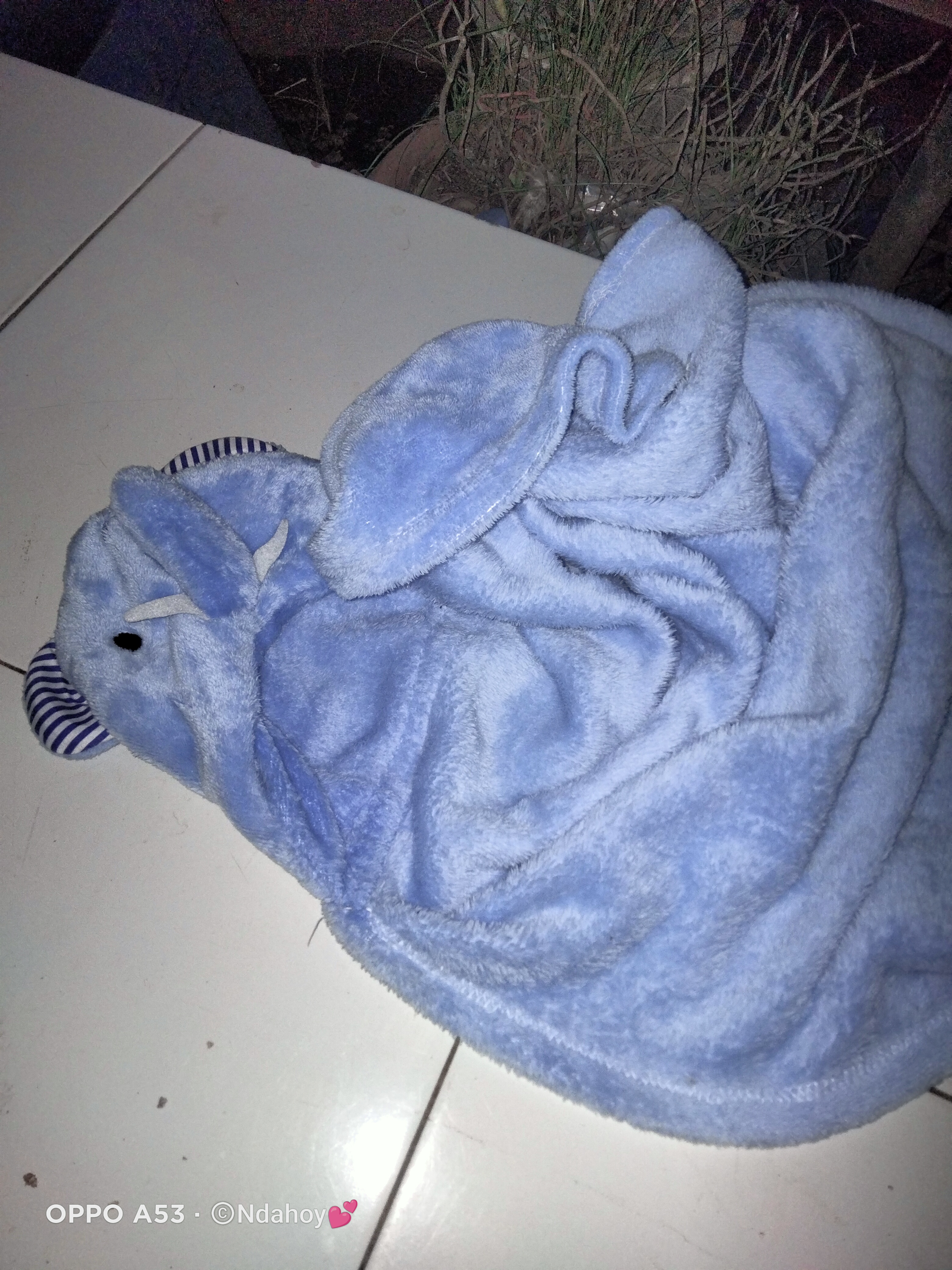 Foto laporan Selimut bayi warna biru (TB0071)