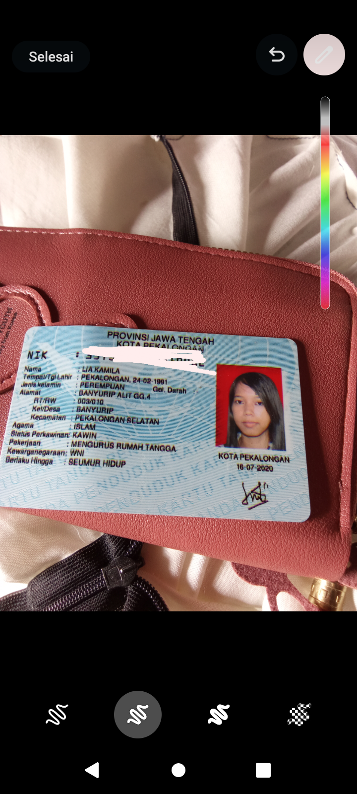 Foto laporan Dompet berisi ktp (TB0091)