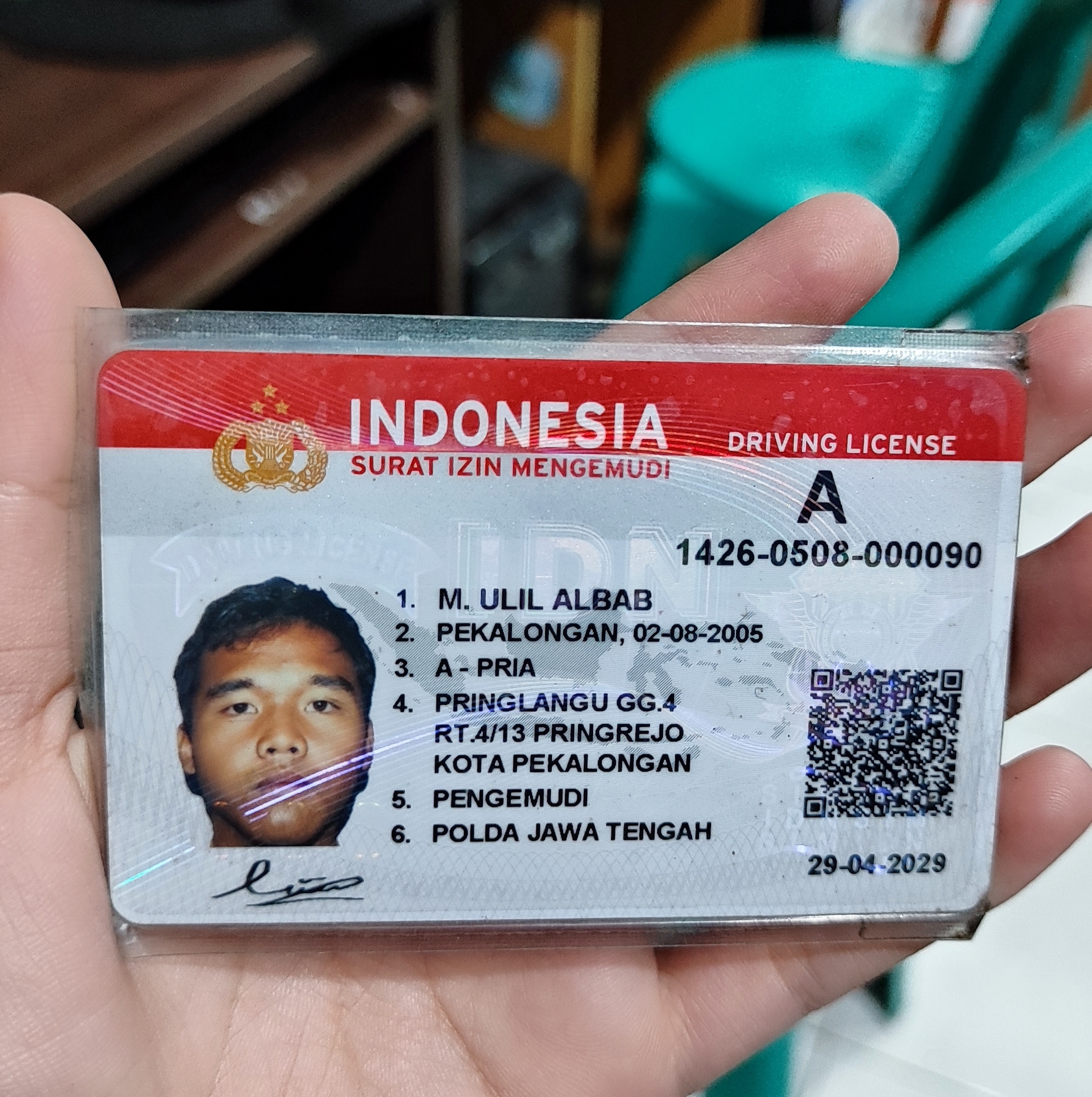 Foto laporan SIM (TB0107)