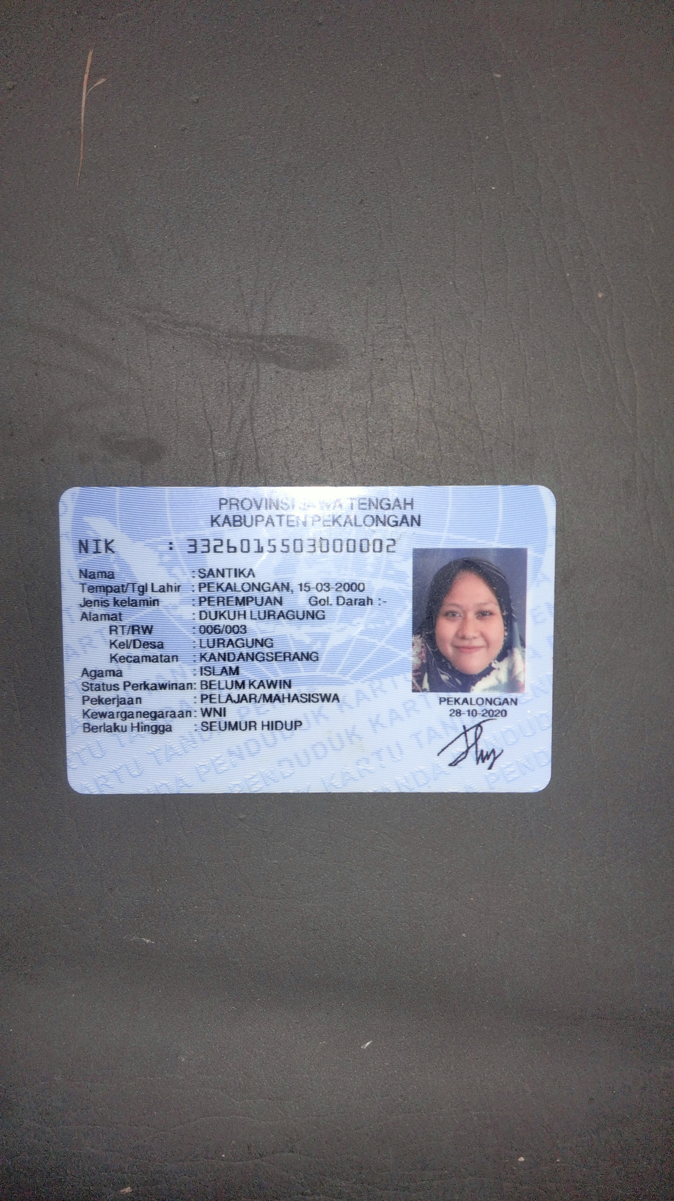Foto laporan KTP (TB0160)