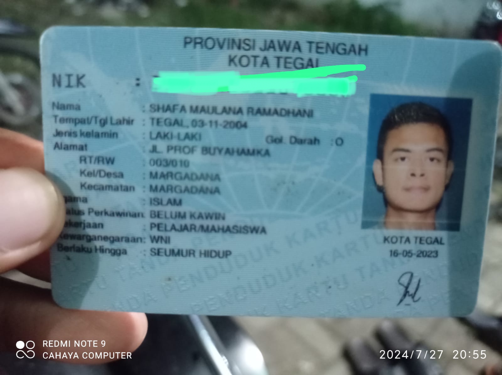 Foto laporan Dompet (TB0235)