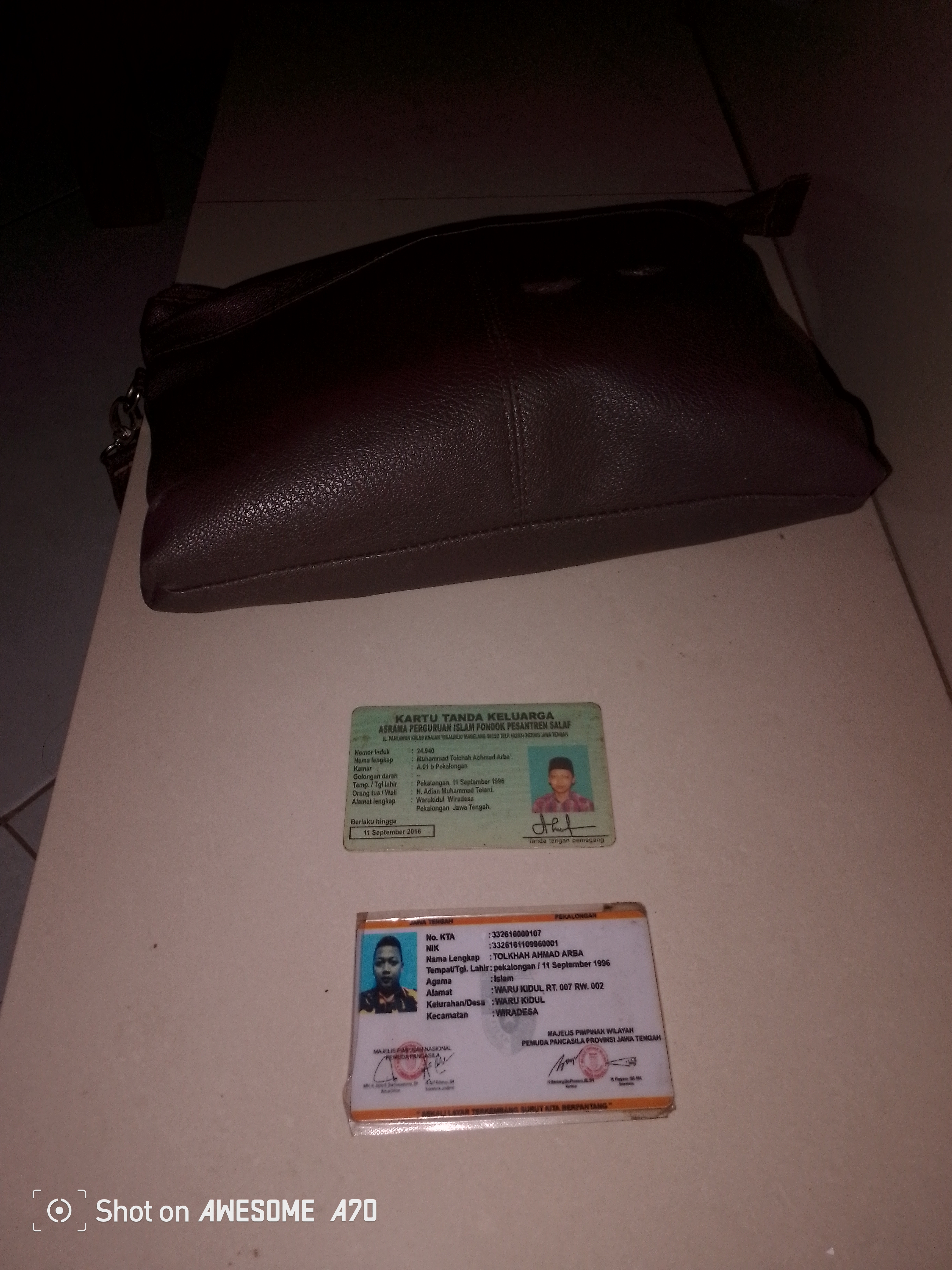 Foto laporan Tas/dompet (TB0237)