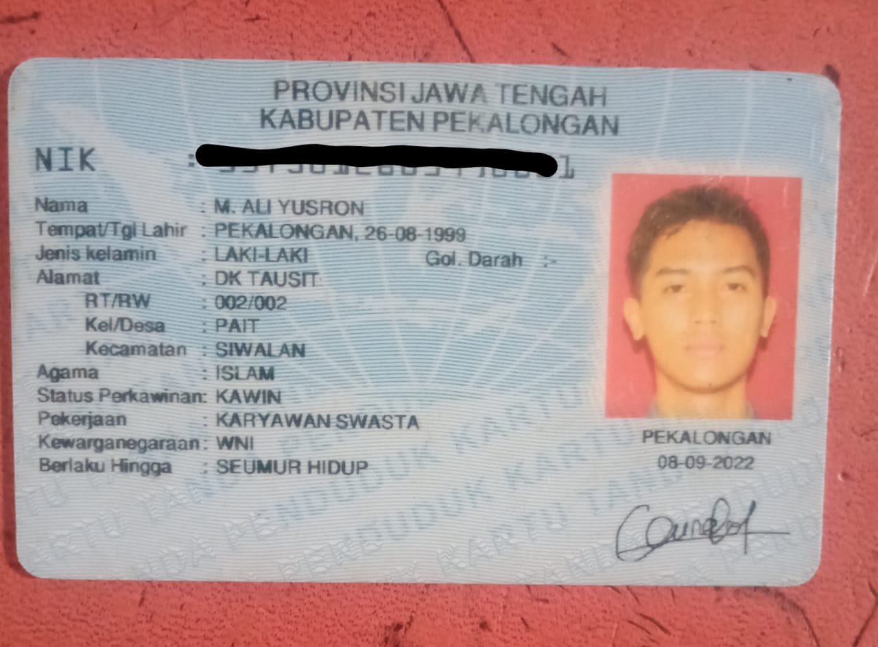 Foto laporan KTP (TB0245)