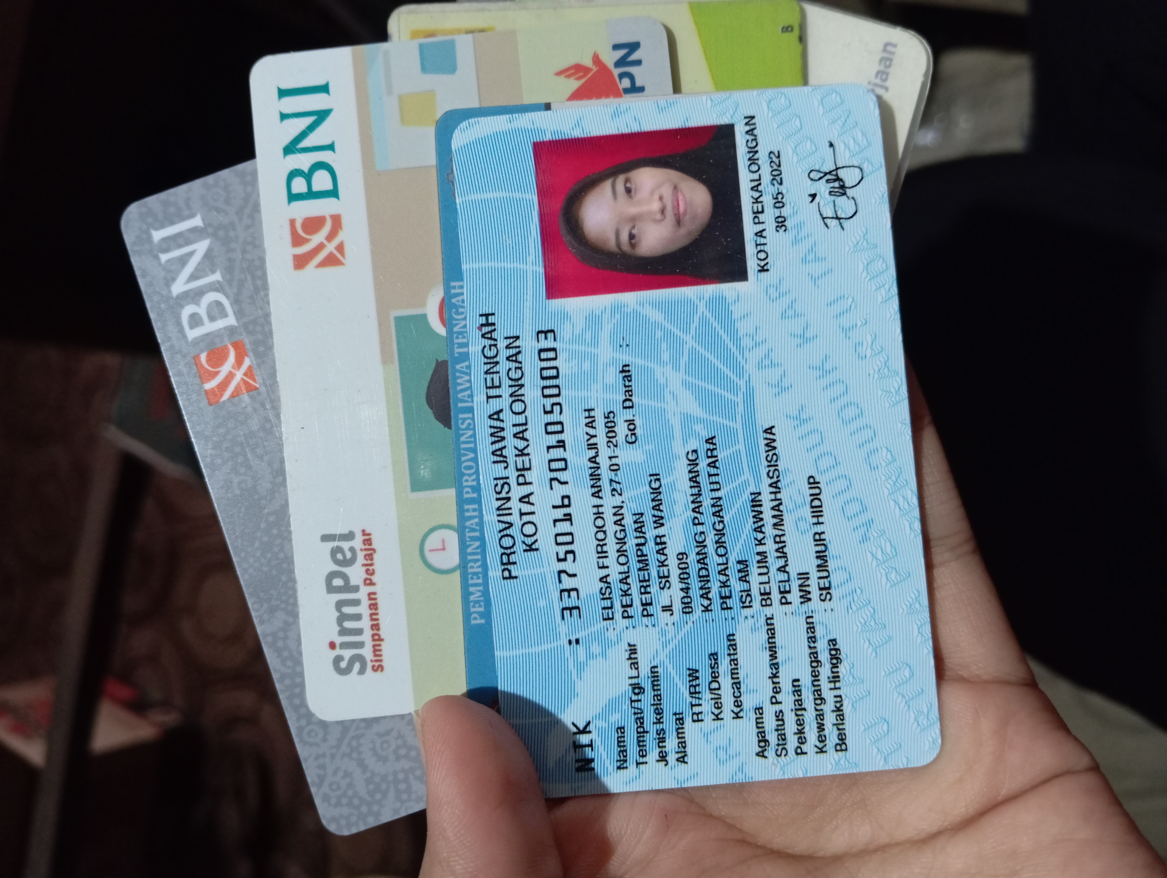 Foto laporan KTP ATM dan kartu lain lain (TB0312)