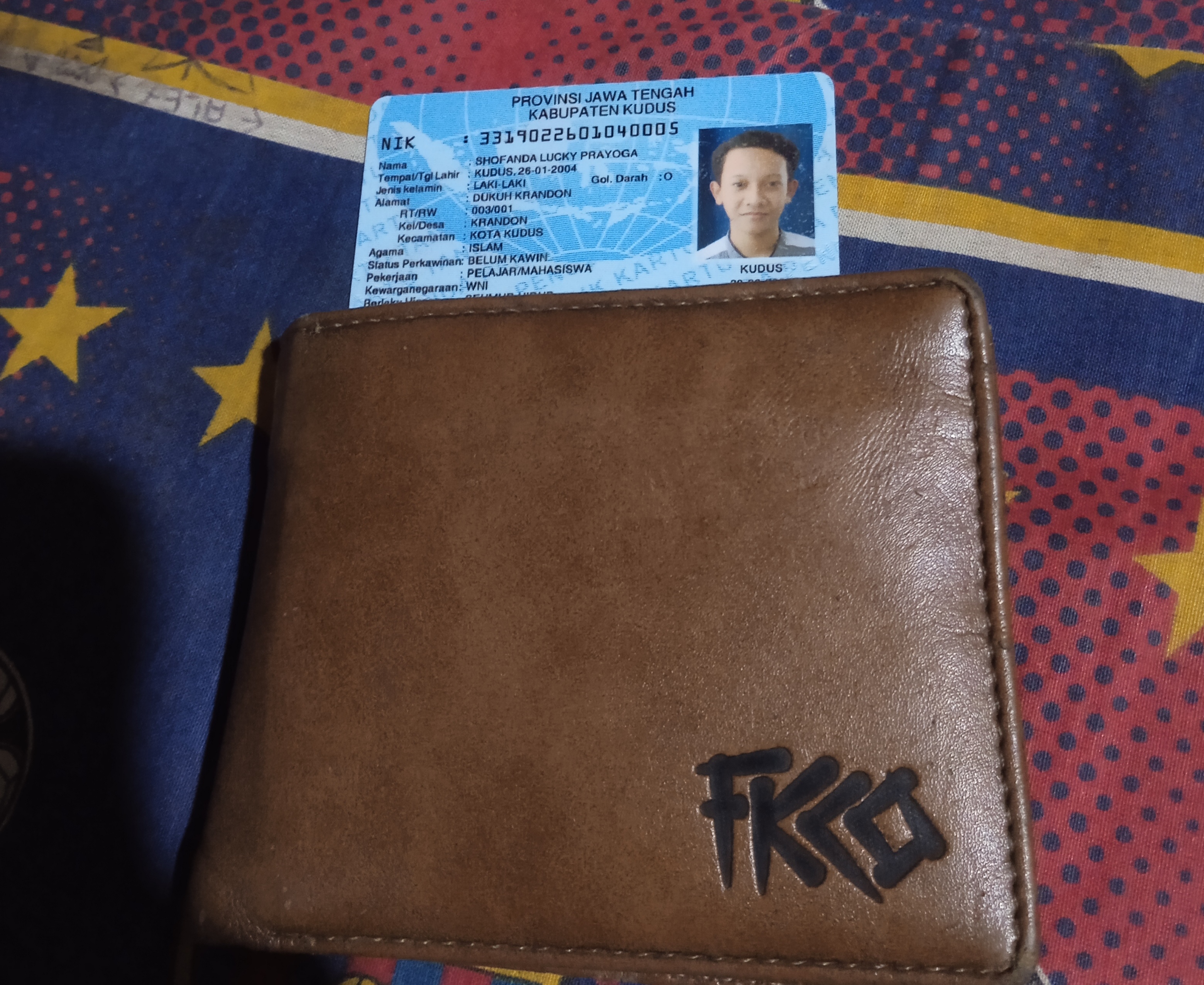Foto laporan Dompet berisi ktp atas nama shofanda lucky prayoga (TB0319)