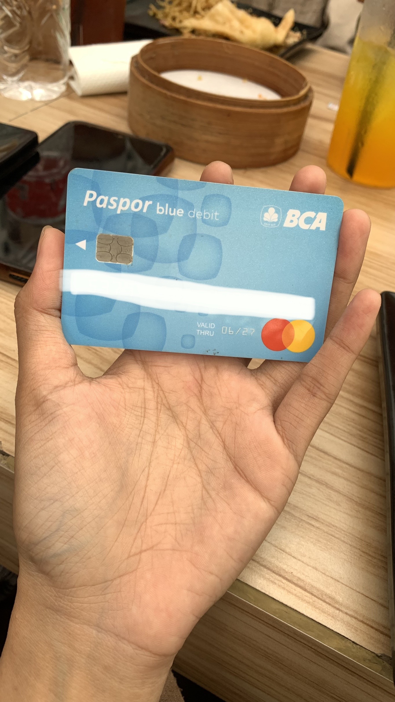 Foto laporan Atm bca paspor blue debit (TB0425)