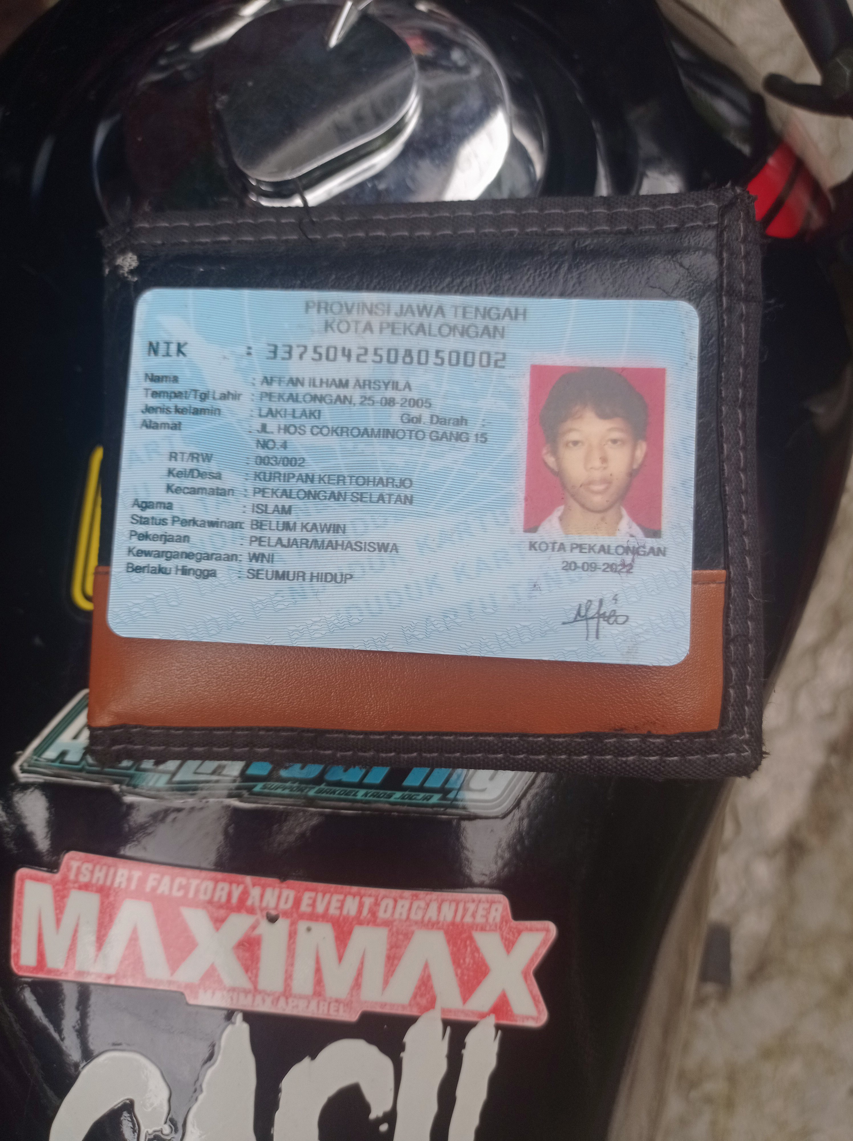 Foto laporan Dompet dan ktp dan kartu atm bri (TB0466)