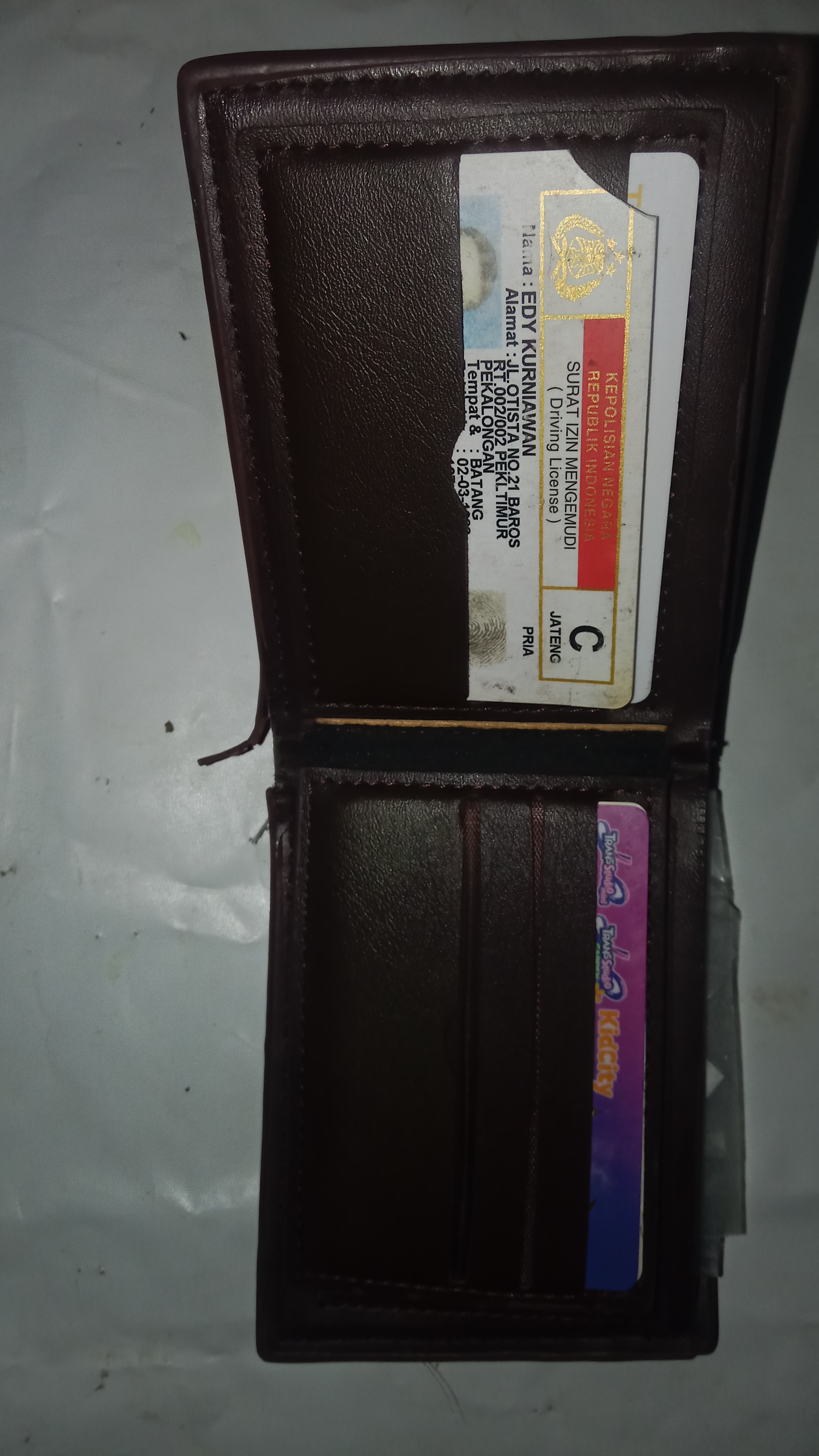 Foto laporan Dompet (TB0519)
