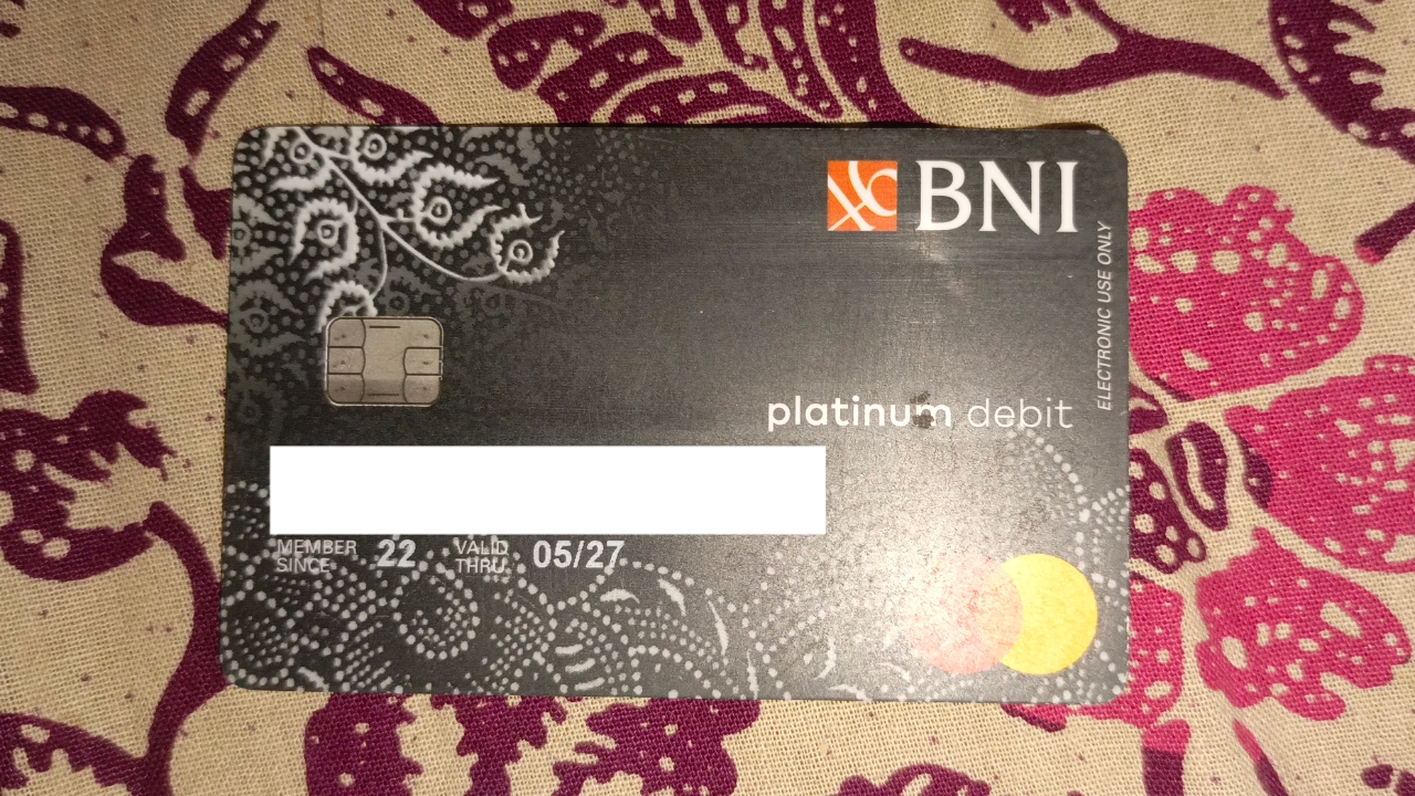 Foto laporan Kartu ATM BNI (TB0522)