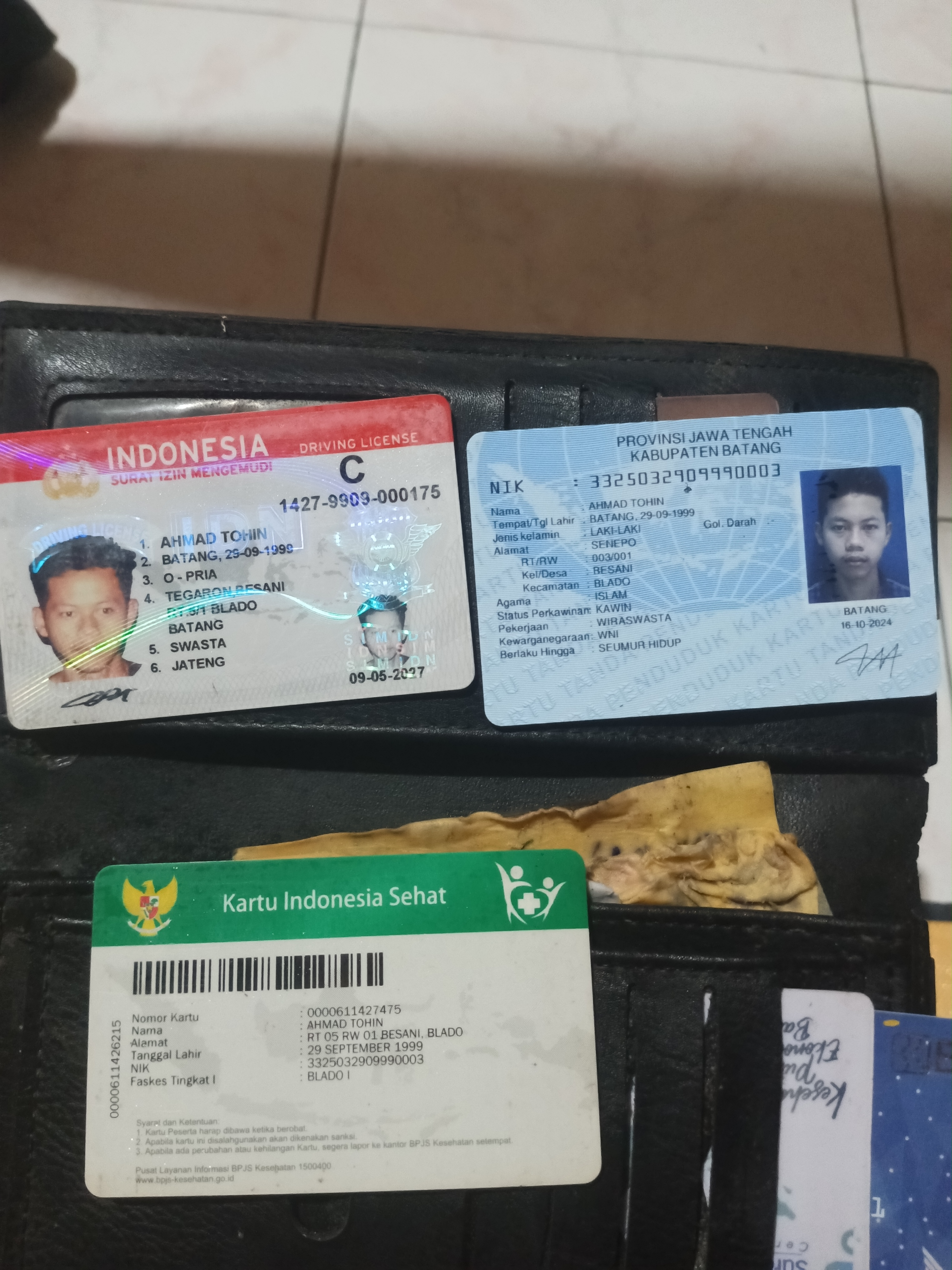 Foto laporan Dompet dan isinya (TB0523)