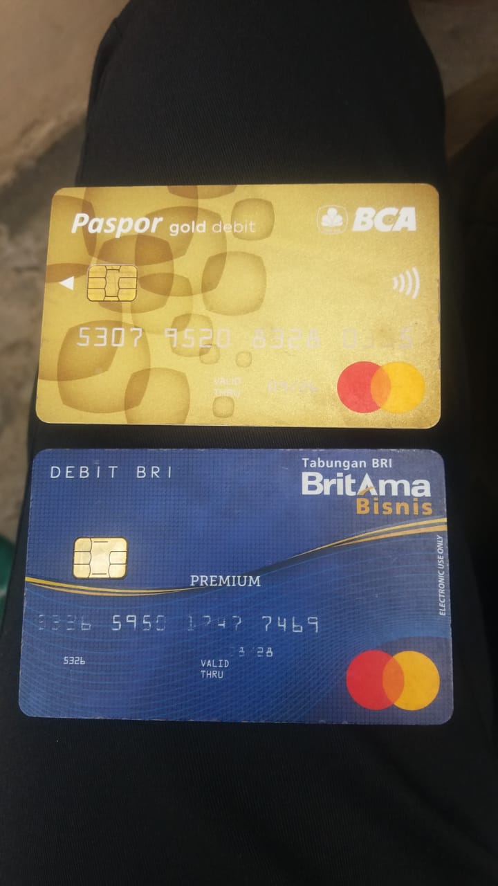 Foto laporan ATM BCA & ATM BRI (TB0611)