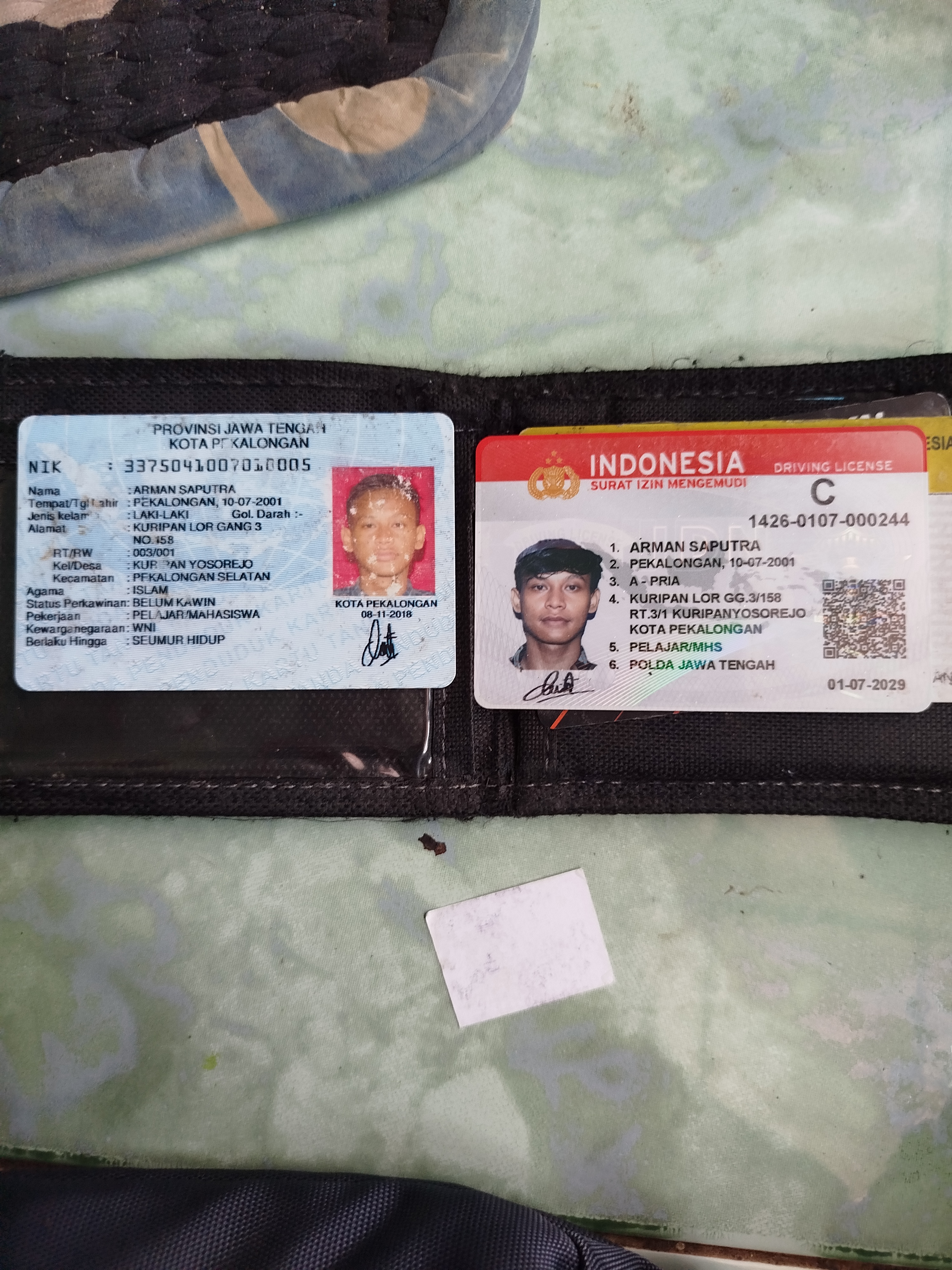 Foto laporan Dompet beserta isinya (TB0697)