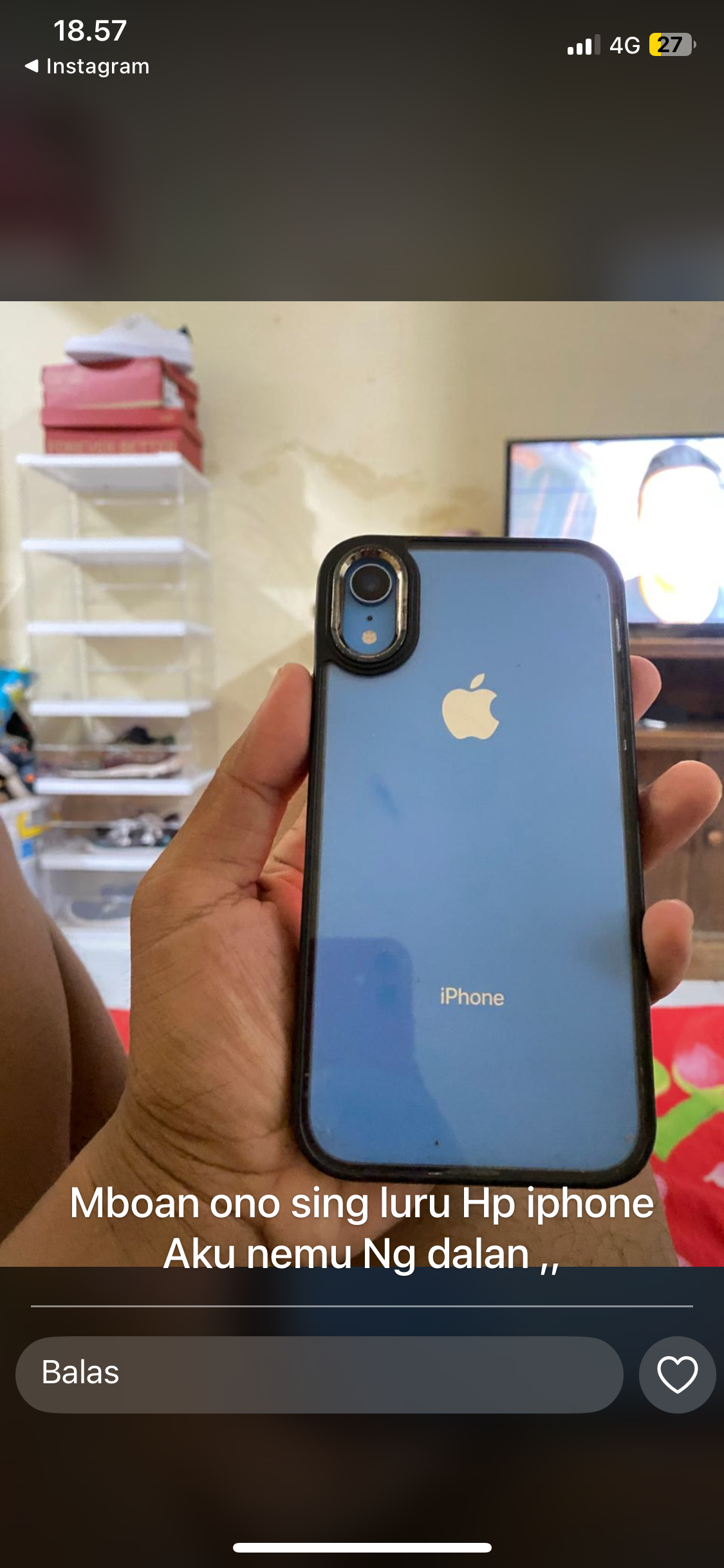 Foto laporan Iphone xr (TB0728)