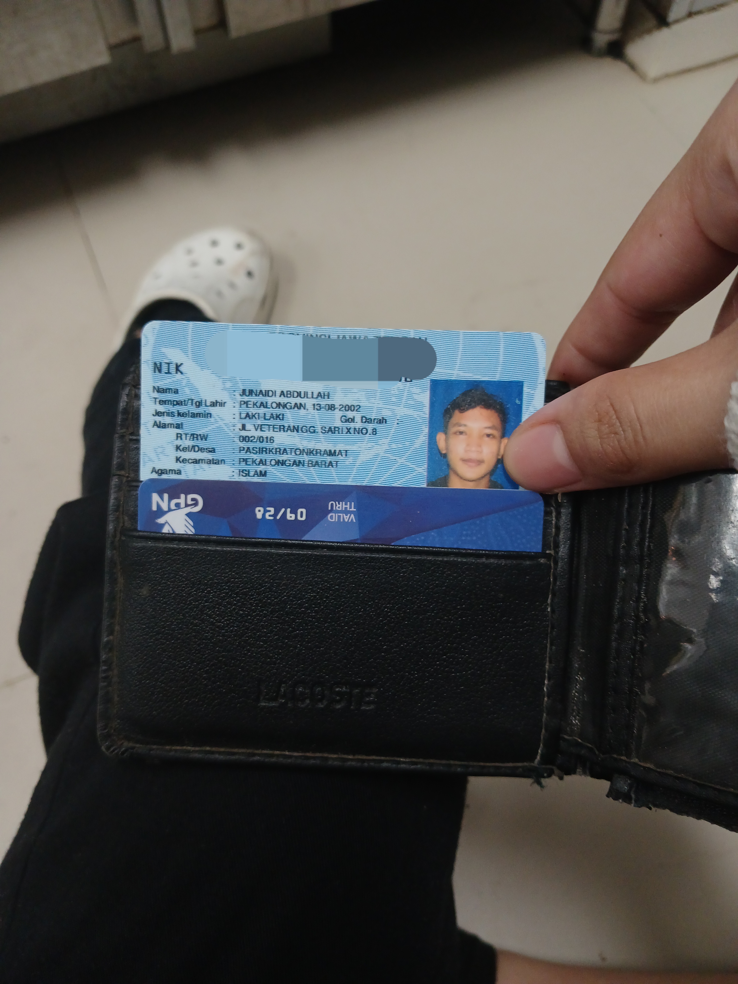 Foto laporan dompet cowo warna hitam (TB0821)