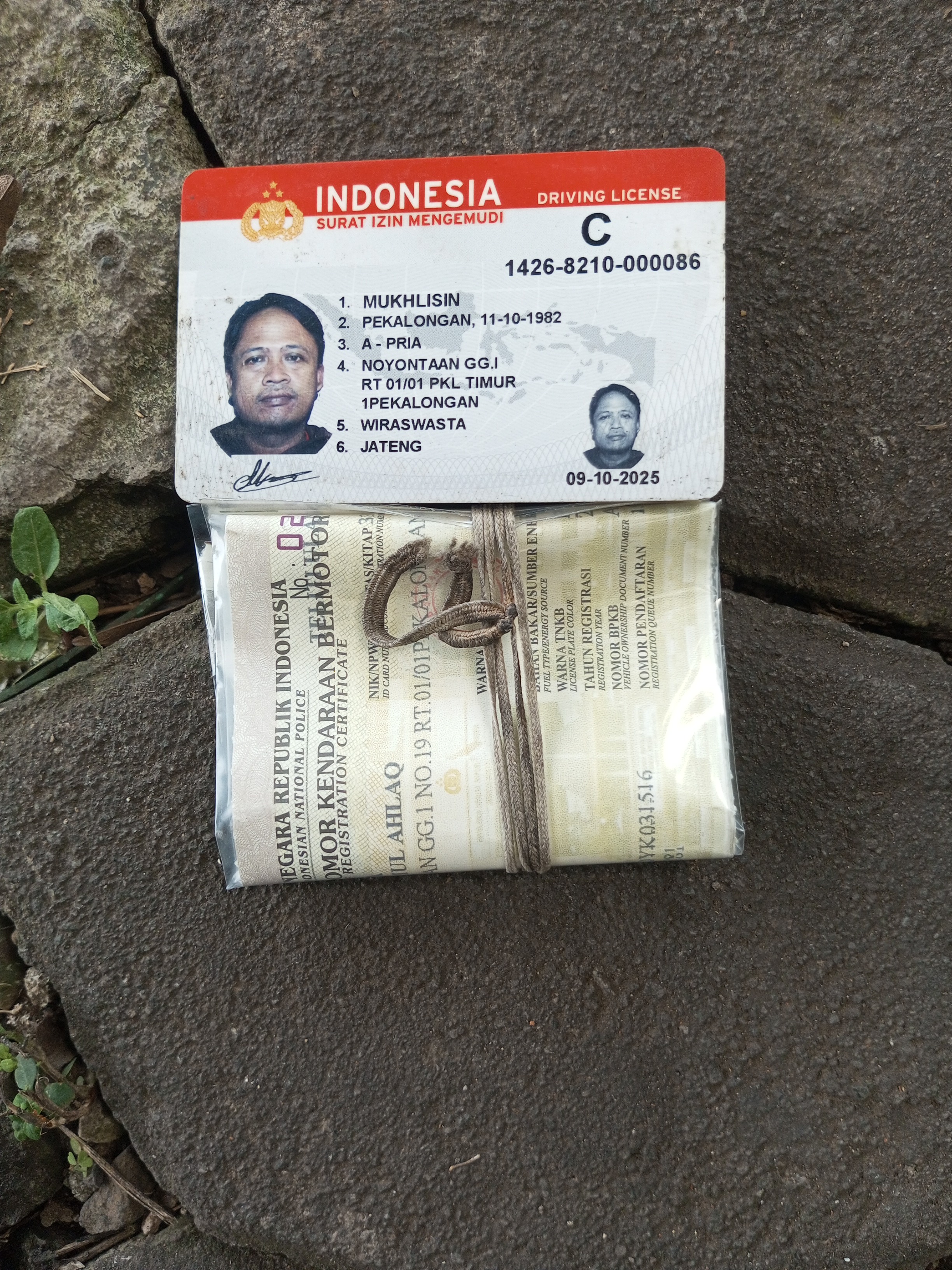 Foto laporan SIM STNK (TB0839)