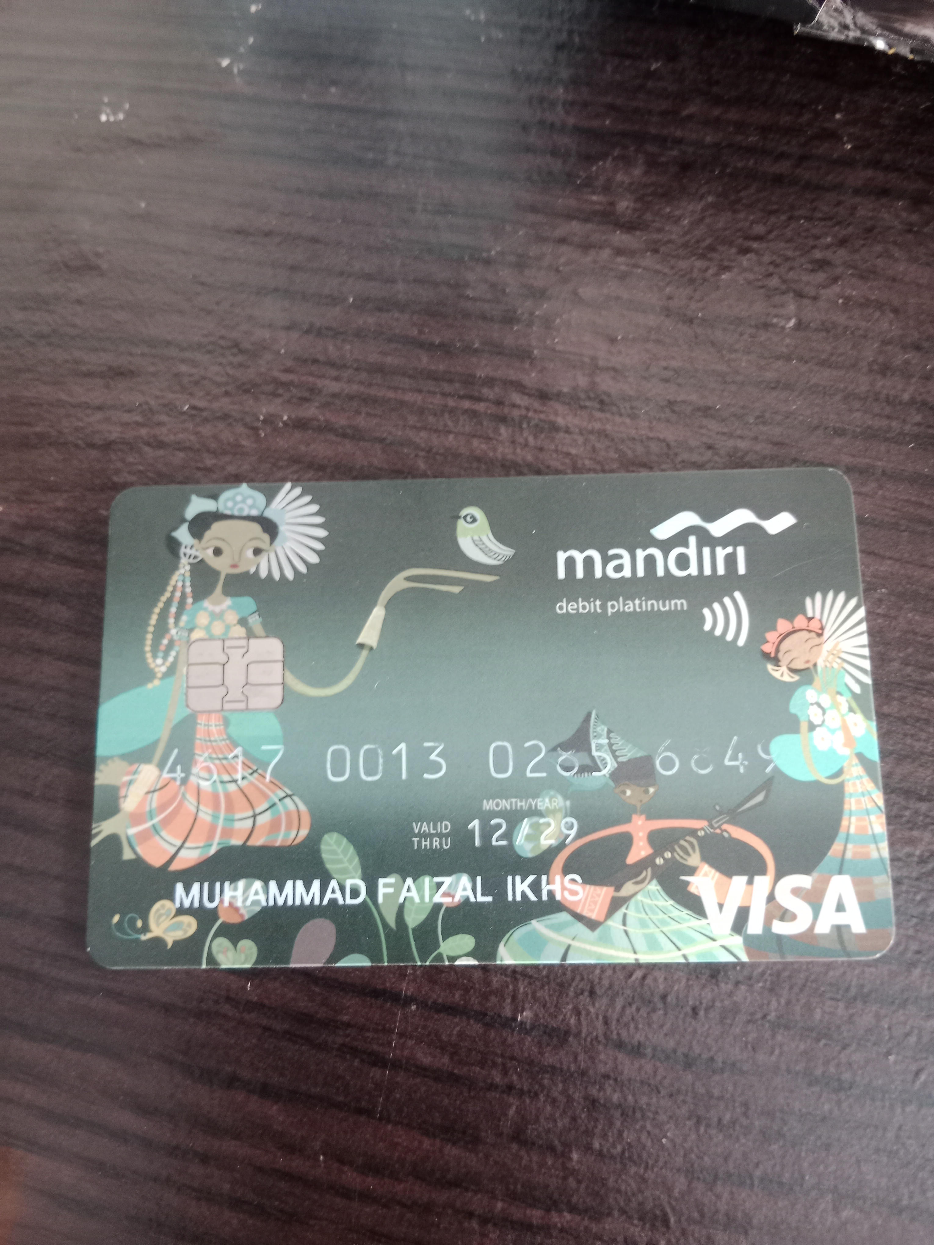 Foto laporan kartu atm mandiri (TB0846)