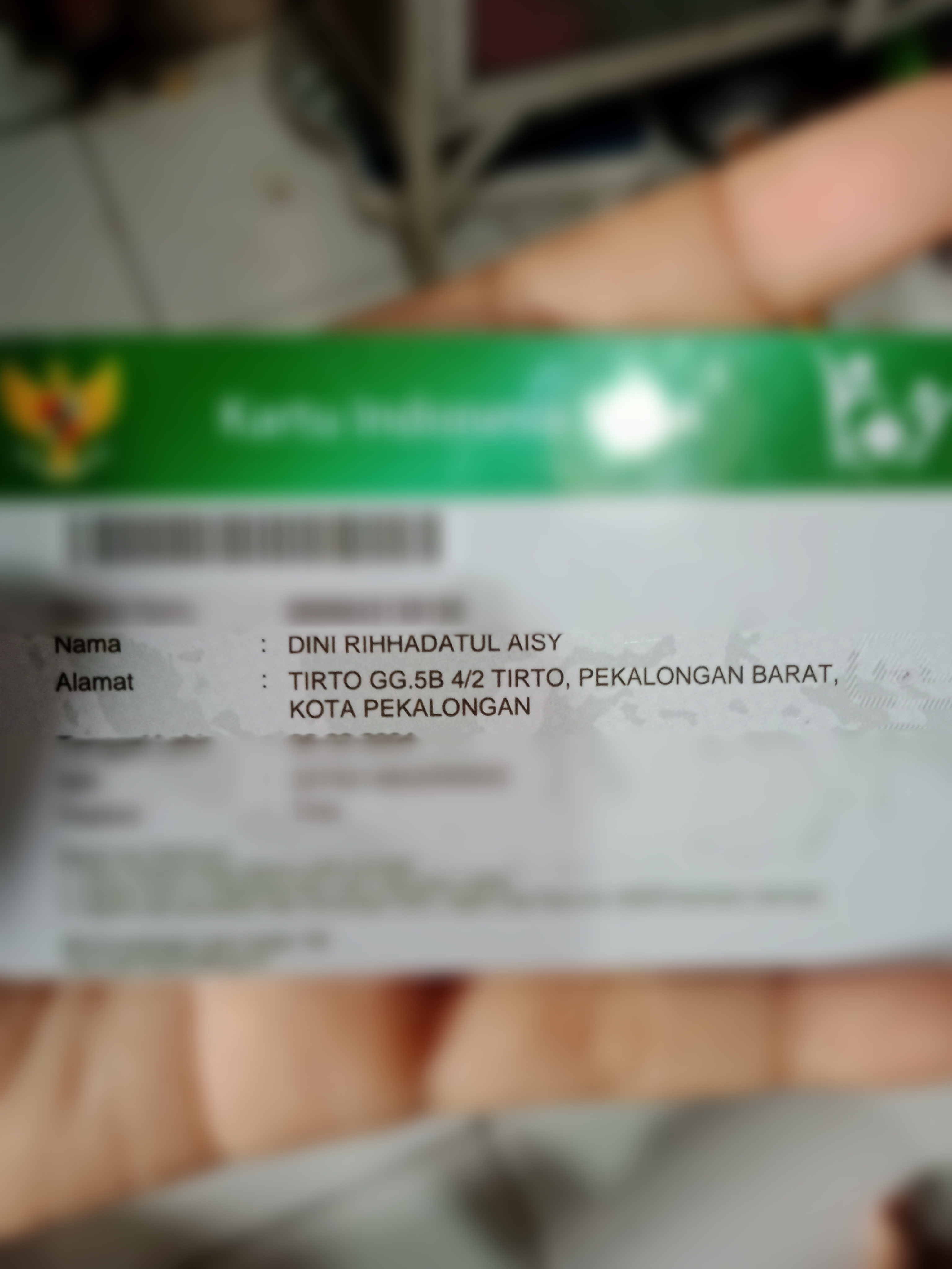 Foto laporan Kartu KIS (TB0897)