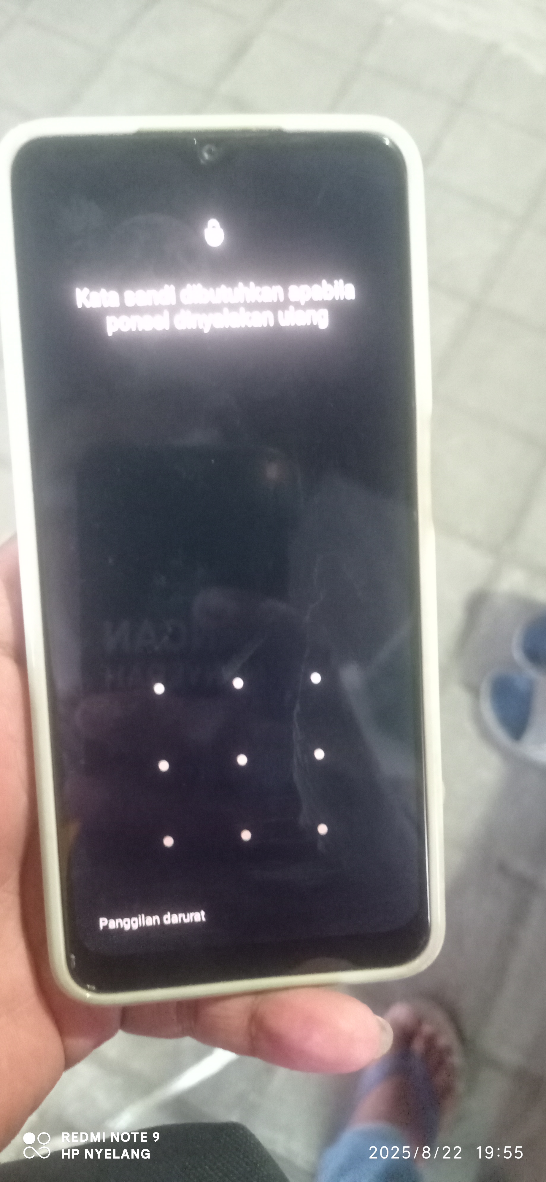 Foto laporan HP (TB1002)
