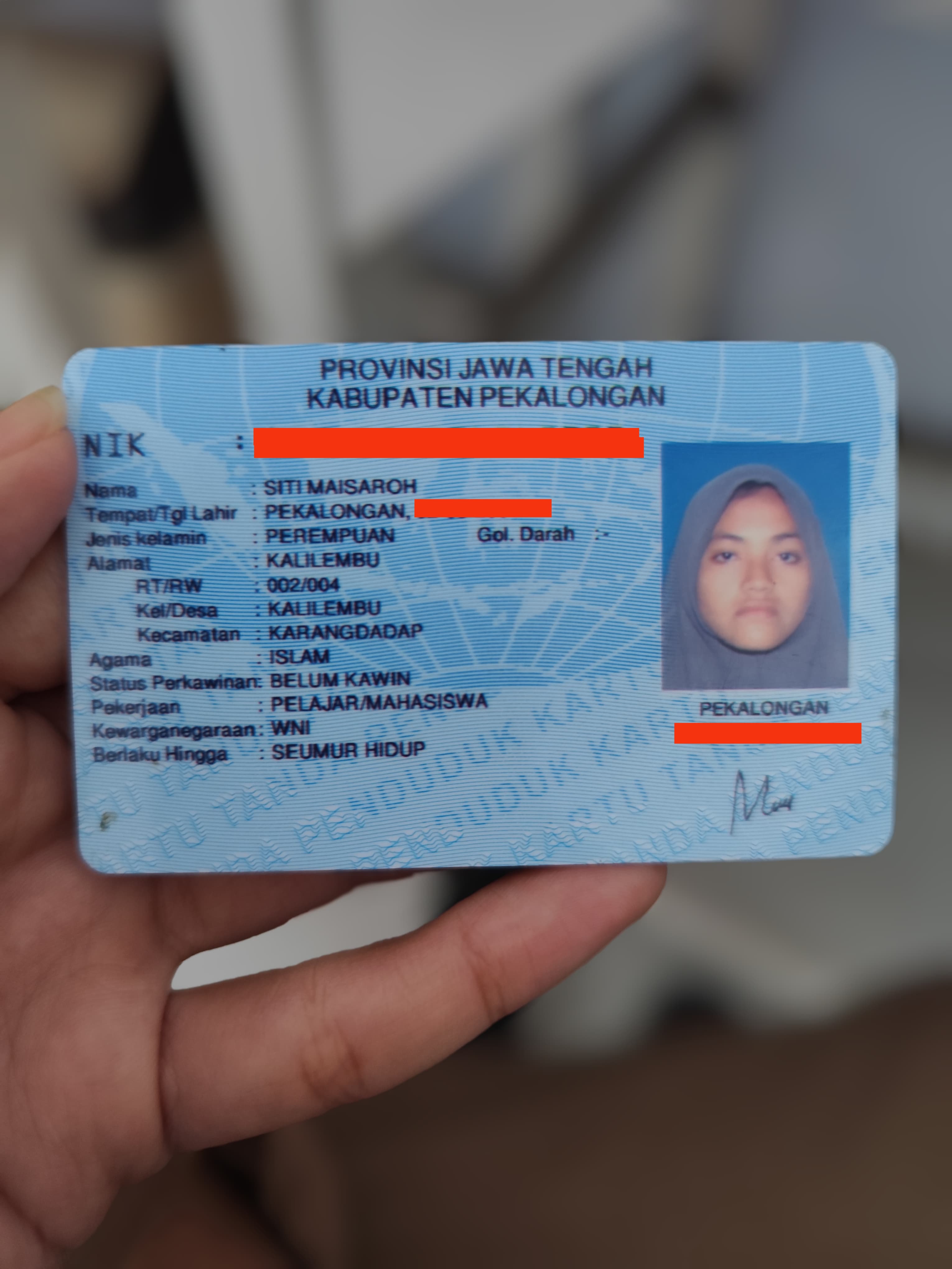Foto laporan KTP (TB1043)