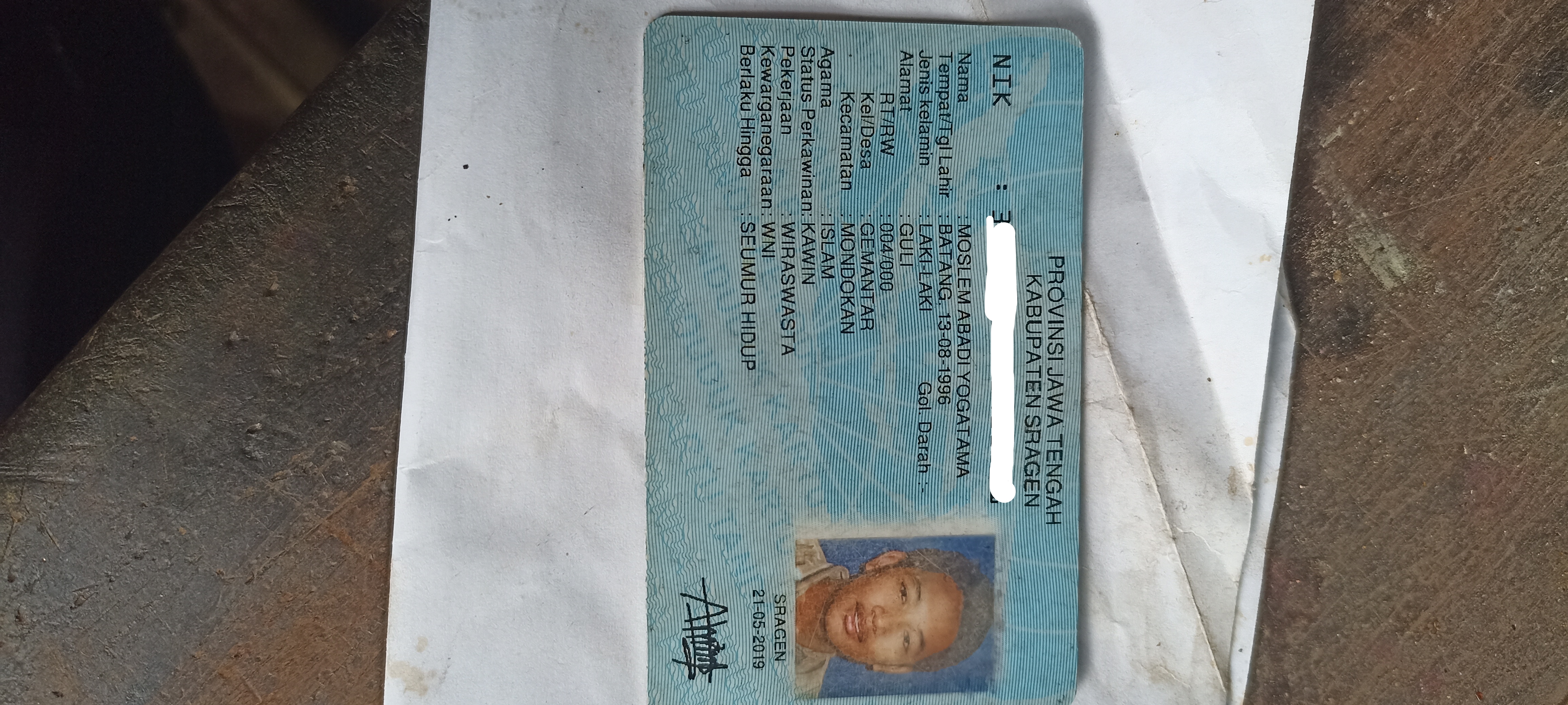 Foto laporan KTP (TB1106)