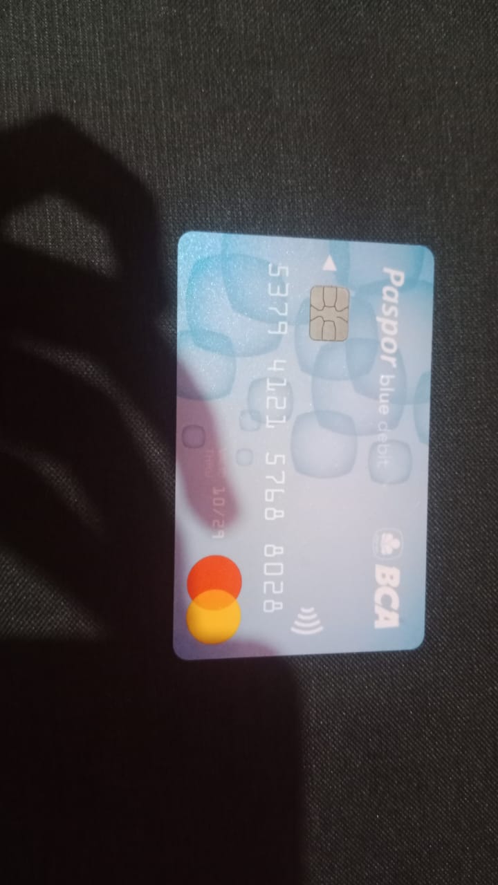 Foto laporan ATM BCA (TB1112)