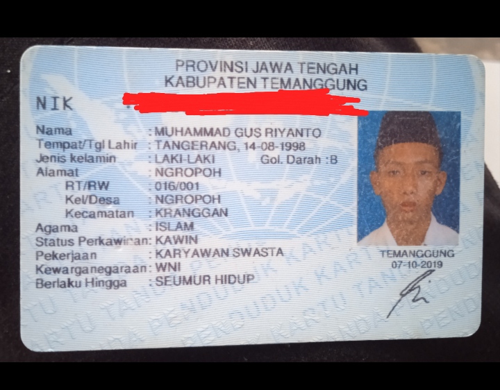Foto laporan KTP (TB1146)