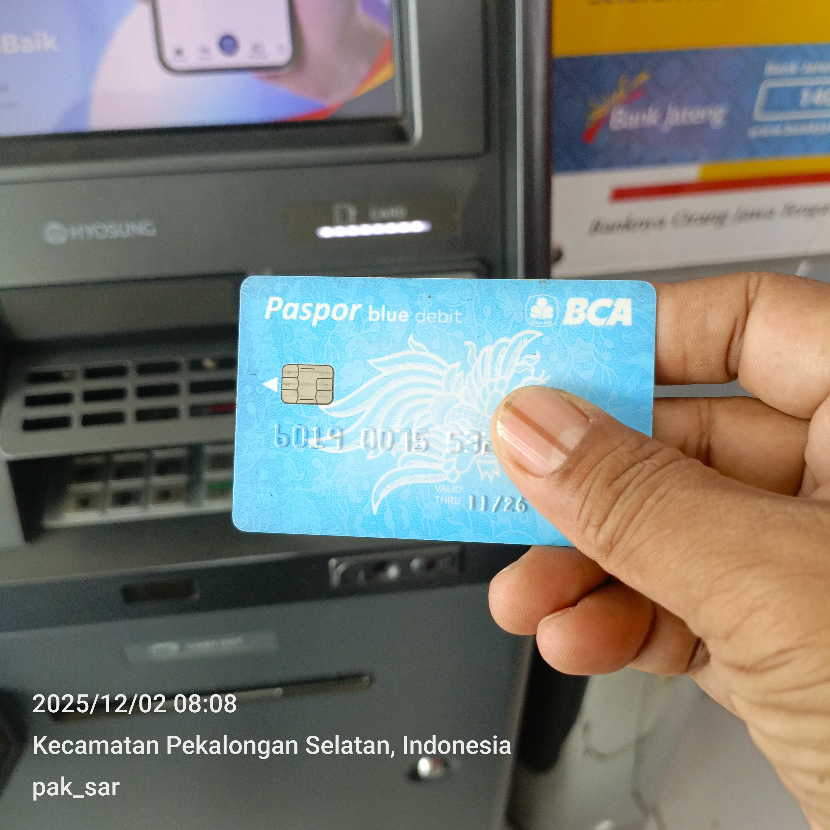 Foto laporan KARTU ATM BCA (TB1157)