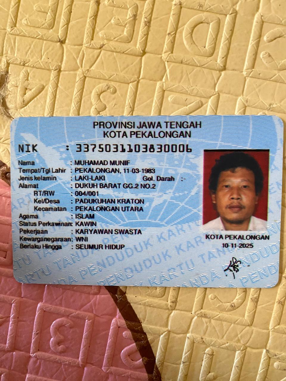 Foto laporan Ktp (TB1182)