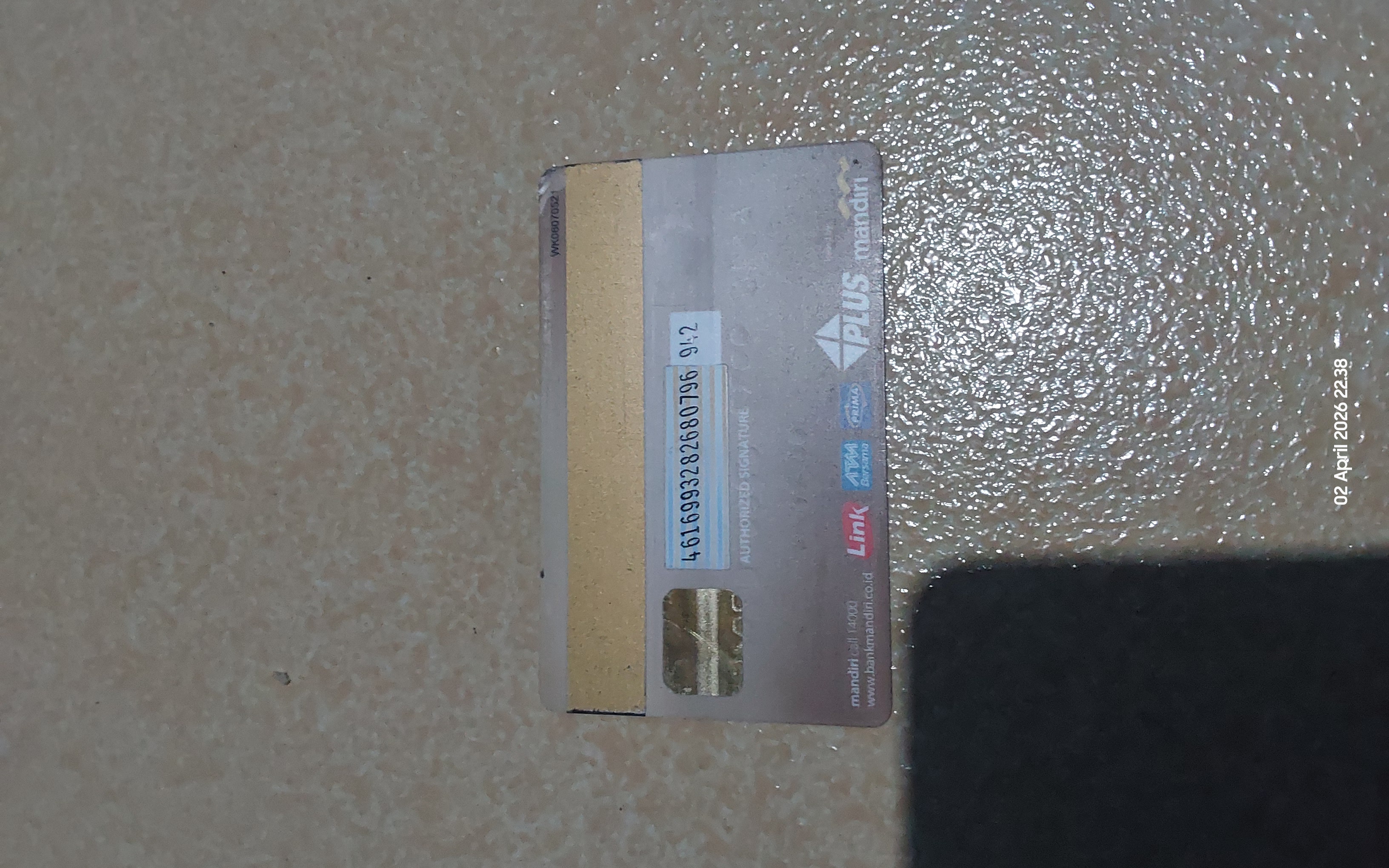 Foto laporan Kartu atm mandiri (TB1375)